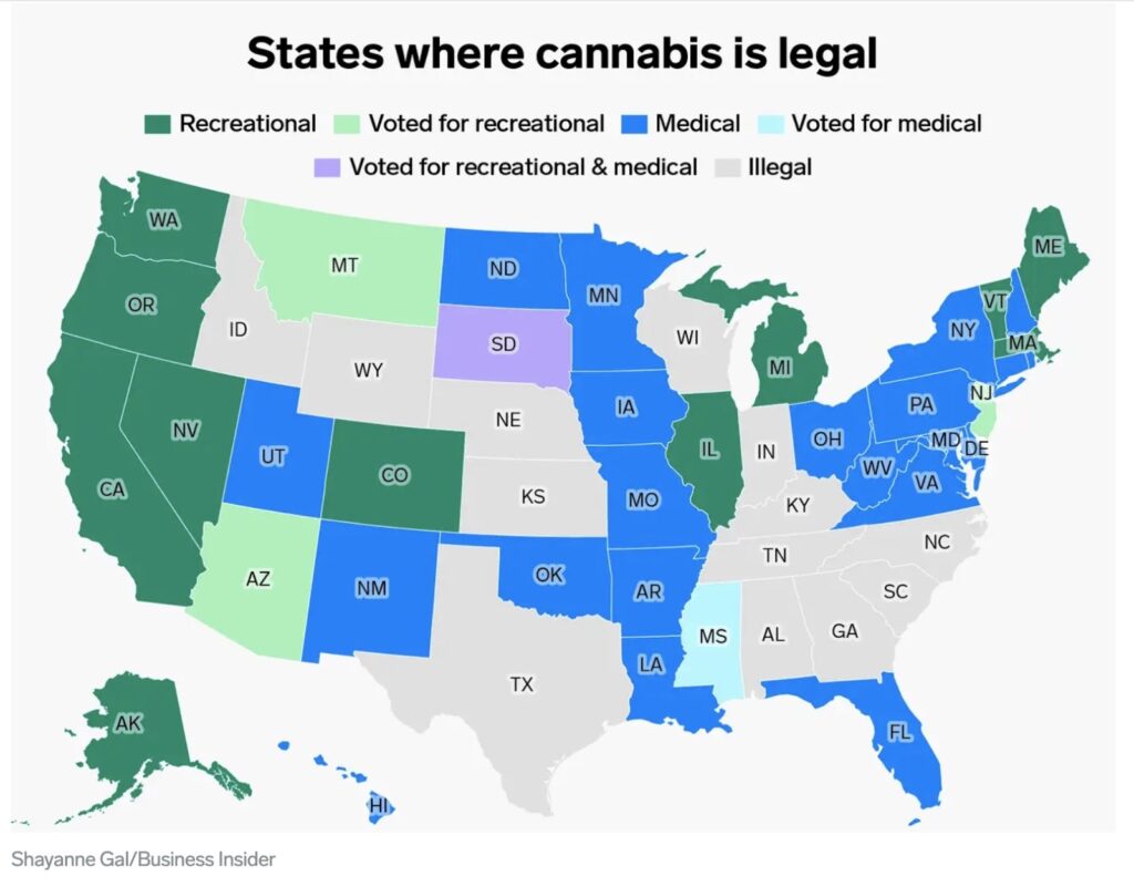 cannabis map