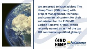 PanXchange and IND Hemp, 1 of the top 287 Selected to Move to Next Stage of Carbon Removal XPRIZE